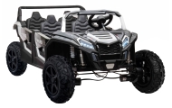 Keturvietis elektrinis Buggy ATV Racing UTV2000, White-Elektromobiliai vaikams, Keturračiai ir bagiai-e-vaikas