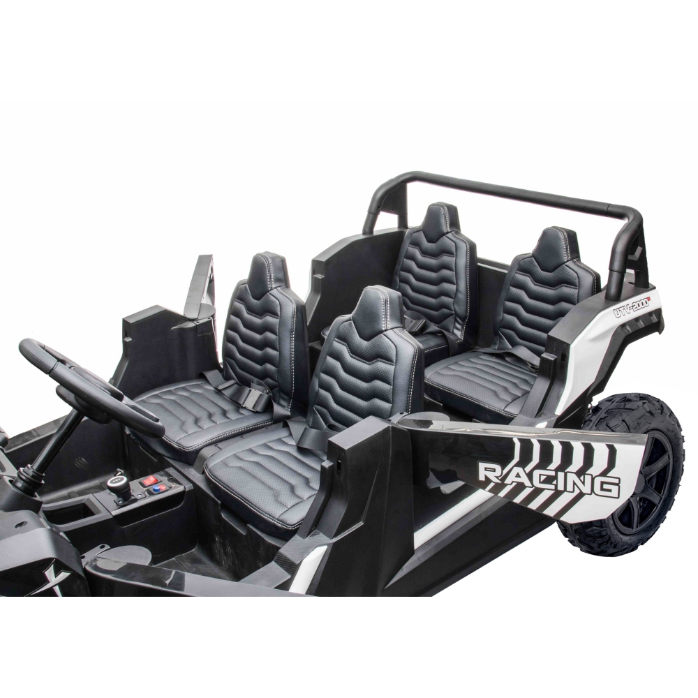 Keturvietis elektrinis Buggy ATV Racing UTV2000, White-Elektromobiliai vaikams, Keturračiai ir bagiai-e-vaikas