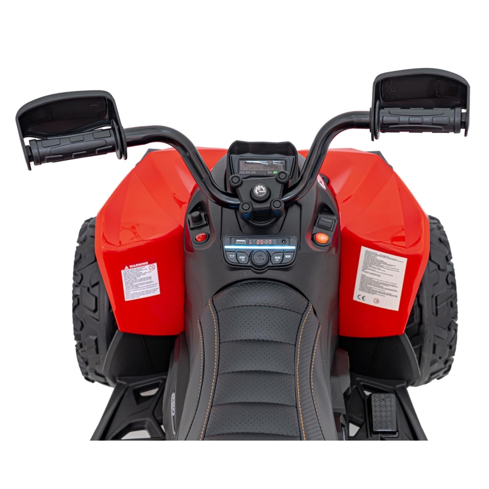 Elektrinis keturratis Maverick ATV, Red-Elektromobiliai vaikams, Keturračiai ir bagiai-e-vaikas