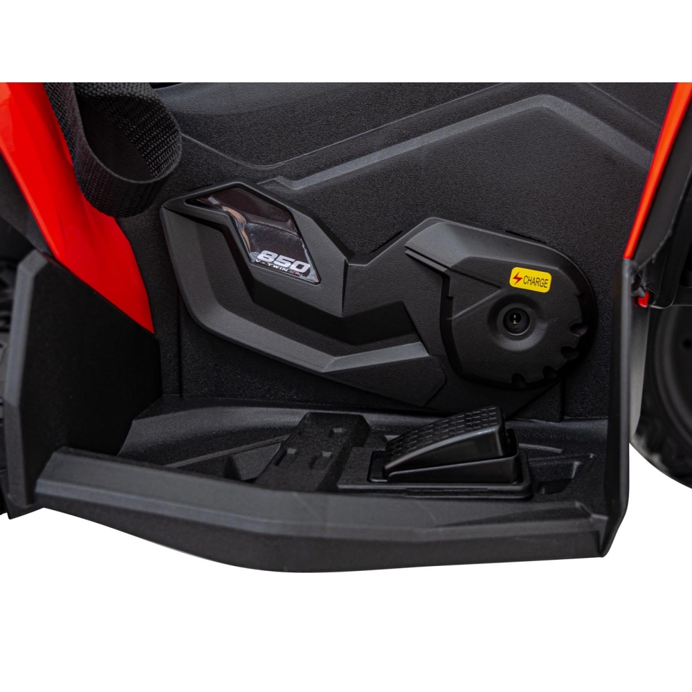Elektrinis keturratis Maverick ATV, Red-Elektromobiliai vaikams, Keturračiai ir bagiai-e-vaikas