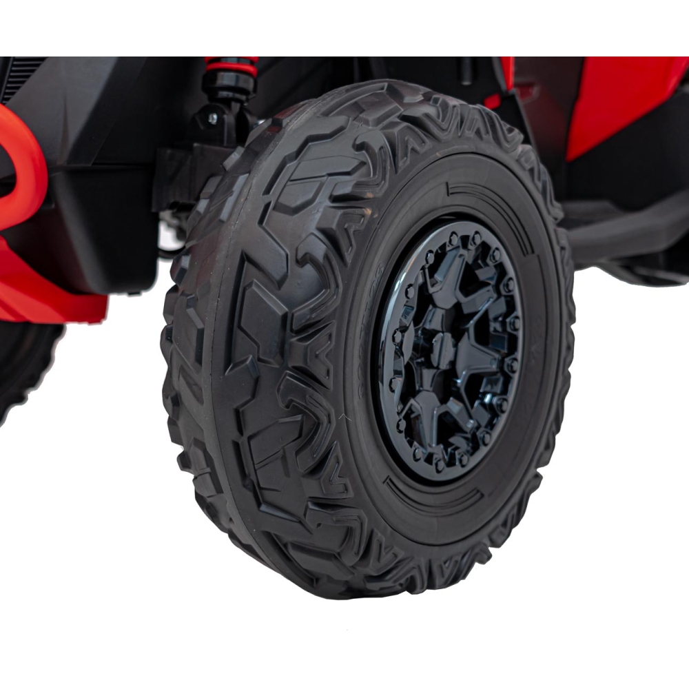Elektrinis keturratis Maverick ATV, Red-Elektromobiliai vaikams, Keturračiai ir bagiai-e-vaikas