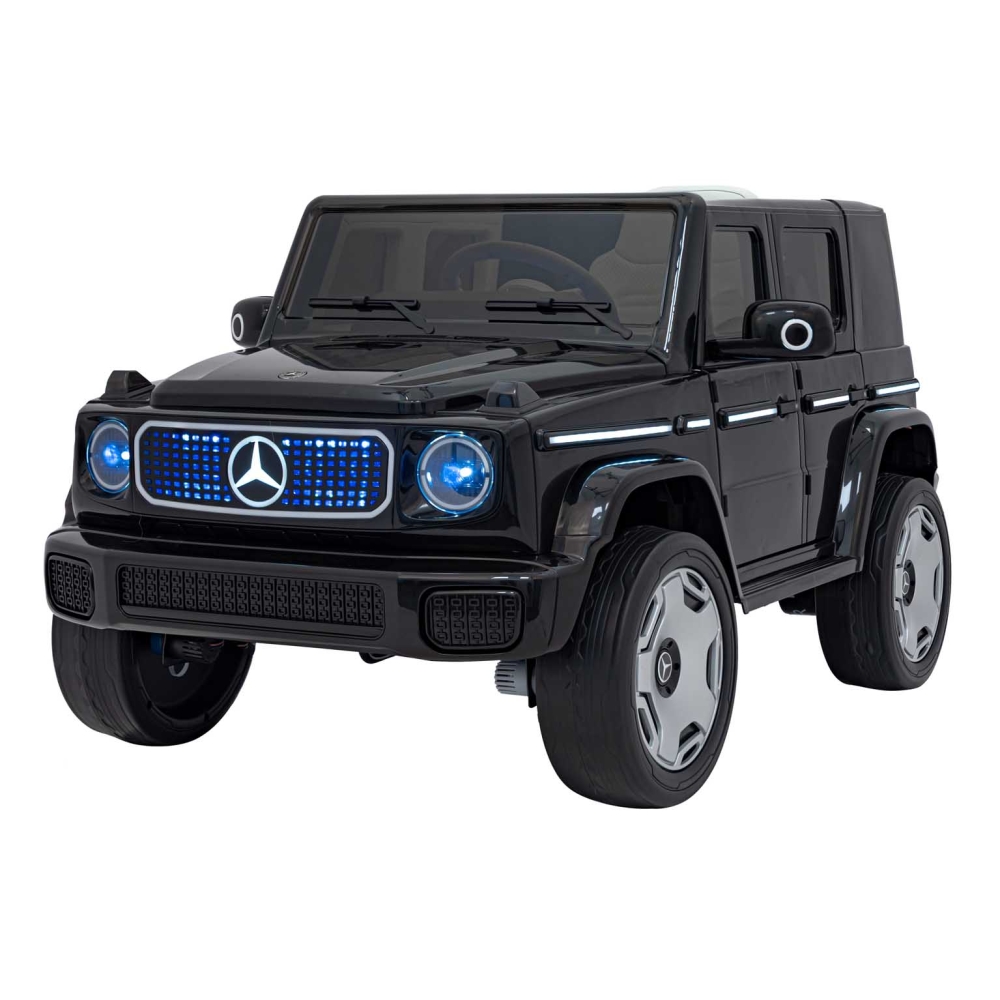 „Mercedes-Benz EQG“ automobilis, juodos spalvos-Elektromobiliai vaikams, Visureigiai-e-vaikas