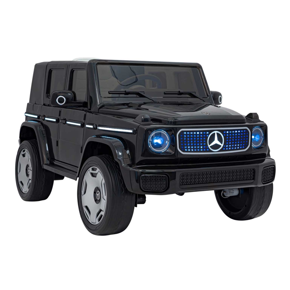 „Mercedes-Benz EQG“ automobilis, juodos spalvos-Elektromobiliai vaikams, Visureigiai-e-vaikas