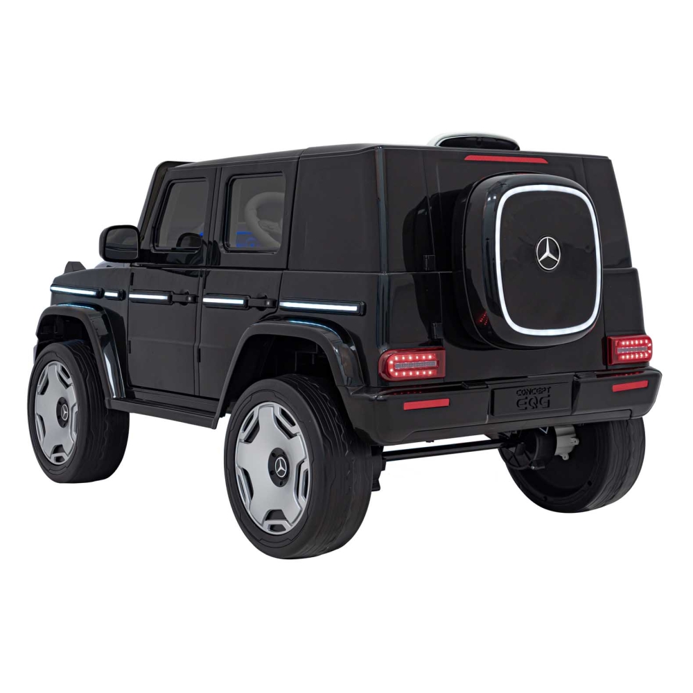 „Mercedes-Benz EQG“ automobilis, juodos spalvos-Elektromobiliai vaikams, Visureigiai-e-vaikas