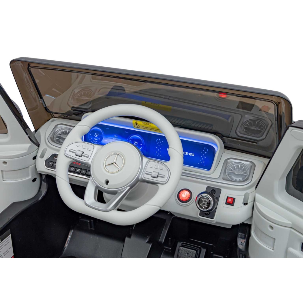 „Mercedes-Benz EQG“ automobilis, juodos spalvos-Elektromobiliai vaikams, Visureigiai-e-vaikas