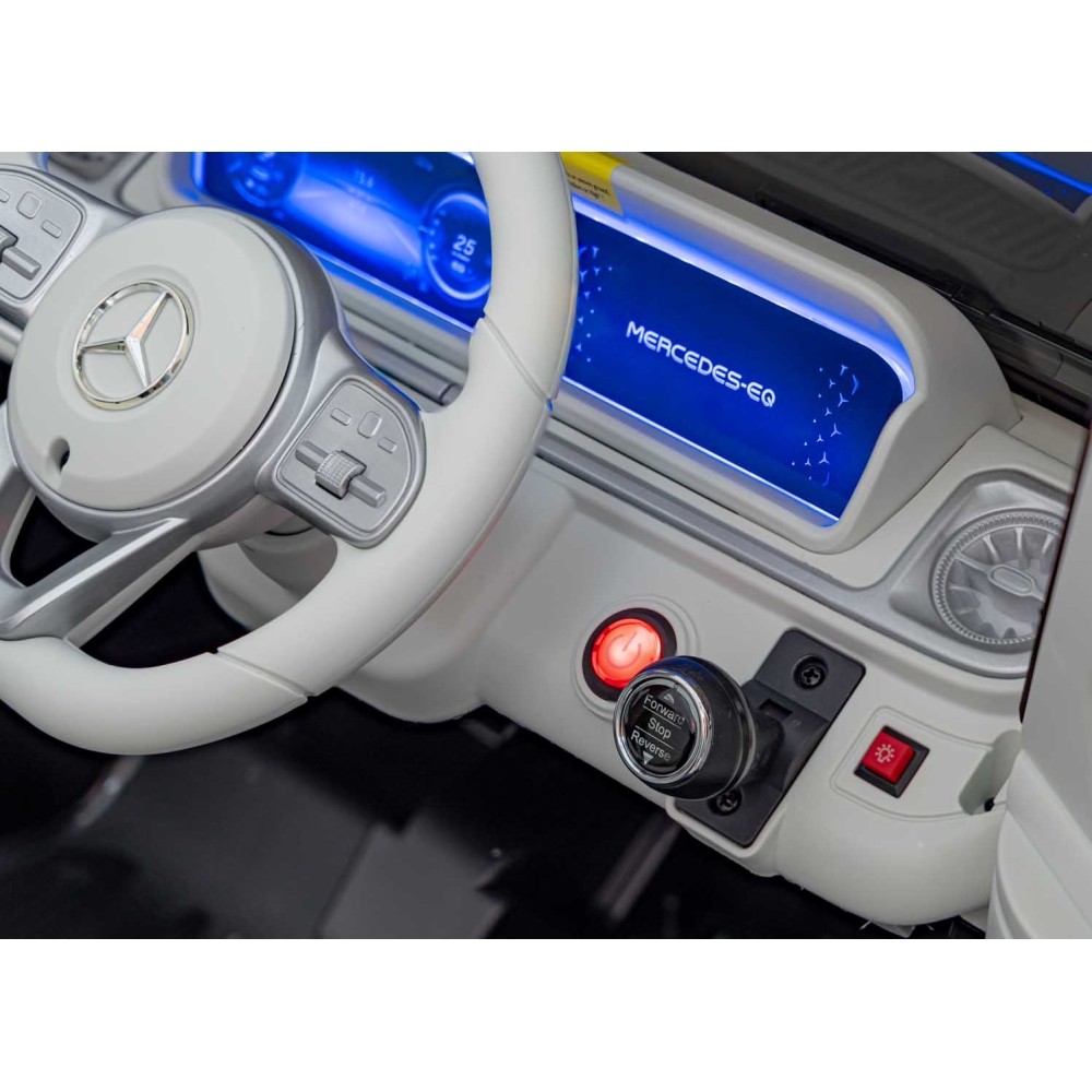 „Mercedes-Benz EQG“ automobilis, juodos spalvos-Elektromobiliai vaikams, Visureigiai-e-vaikas