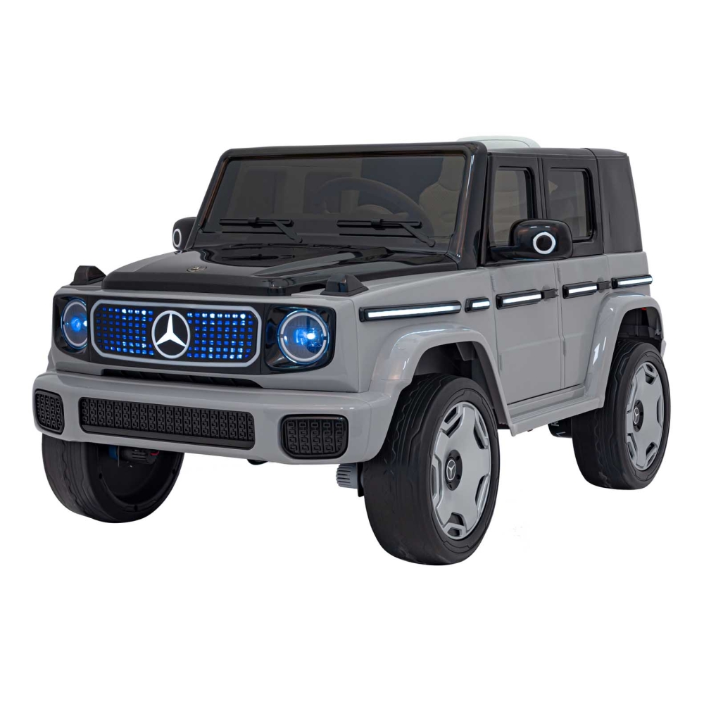 Elektromobilis Mercedes-Benz EQG, Silver-Elektromobiliai vaikams, Visureigiai-e-vaikas