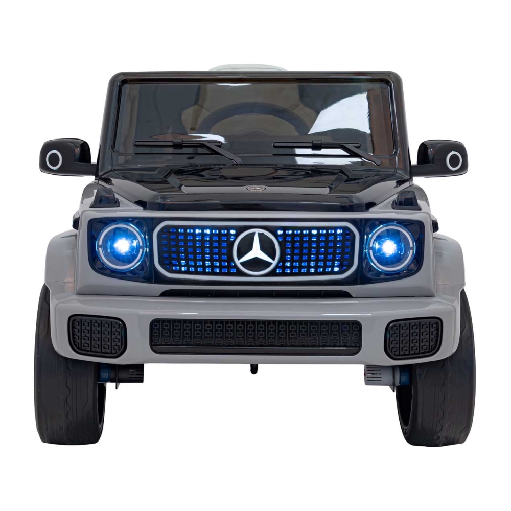 Elektromobilis Mercedes-Benz EQG, Silver-Elektromobiliai vaikams, Visureigiai-e-vaikas