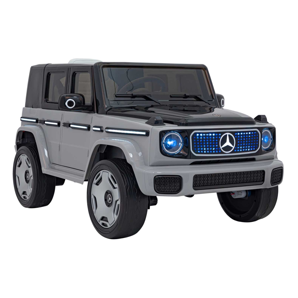 Elektromobilis Mercedes-Benz EQG, Silver-Elektromobiliai vaikams, Visureigiai-e-vaikas