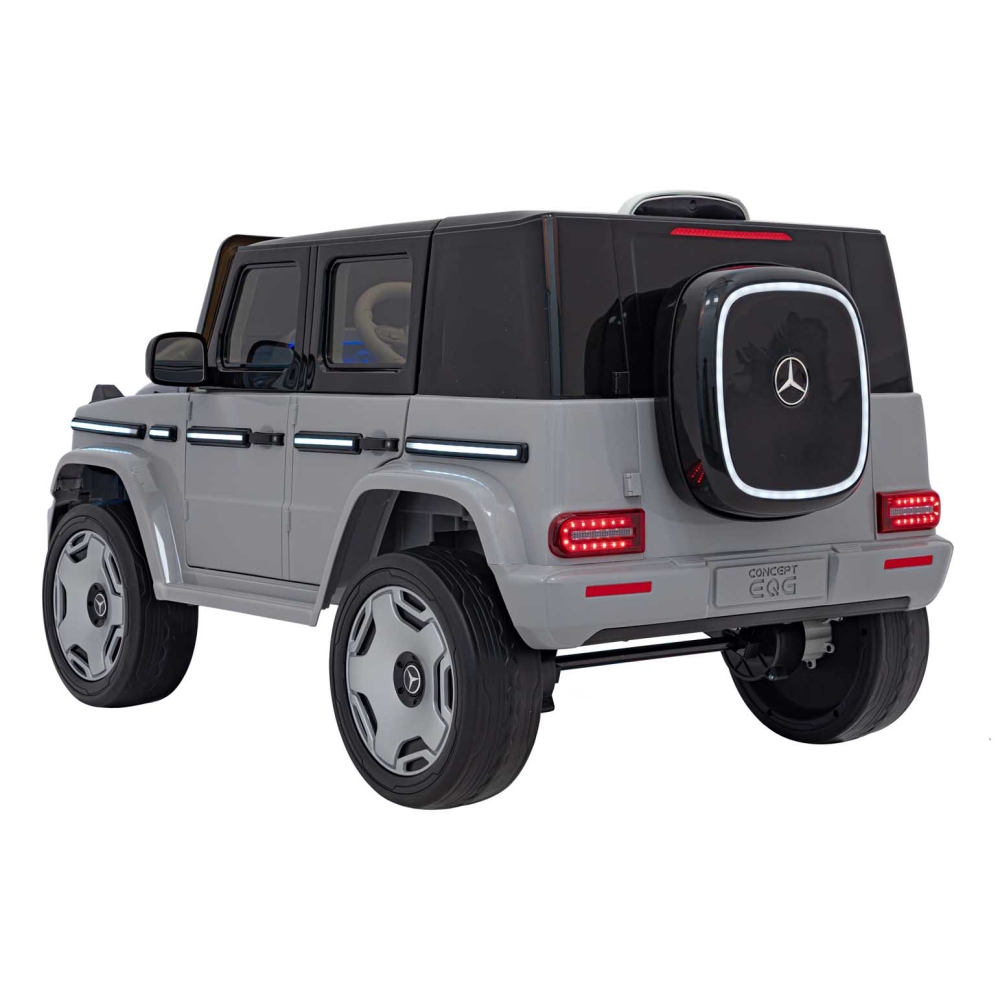Elektromobilis Mercedes-Benz EQG, Silver-Elektromobiliai vaikams, Visureigiai-e-vaikas