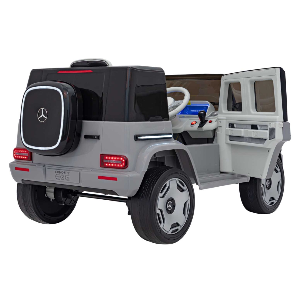 Elektromobilis Mercedes-Benz EQG, Silver-Elektromobiliai vaikams, Visureigiai-e-vaikas