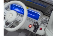 „Mercedes-Benz EQG“ automobilis, sidabrinės spalvos-Elektromobiliai vaikams, Visureigiai-e-vaikas