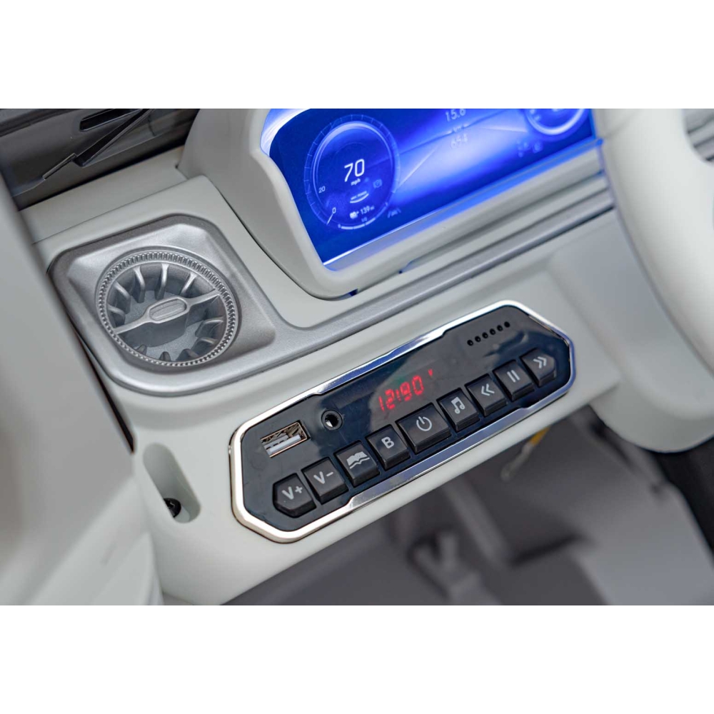 Elektromobilis Mercedes-Benz EQG, Silver-Elektromobiliai vaikams, Visureigiai-e-vaikas