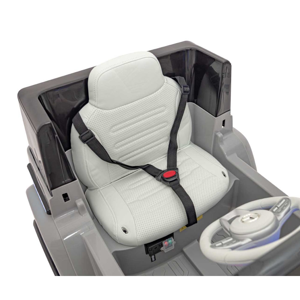 Elektromobilis Mercedes-Benz EQG, Silver-Elektromobiliai vaikams, Visureigiai-e-vaikas