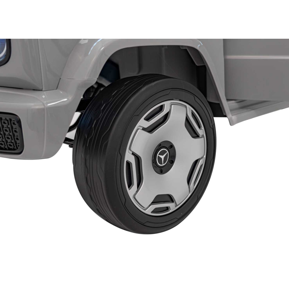 Elektromobilis Mercedes-Benz EQG, Silver-Elektromobiliai vaikams, Visureigiai-e-vaikas
