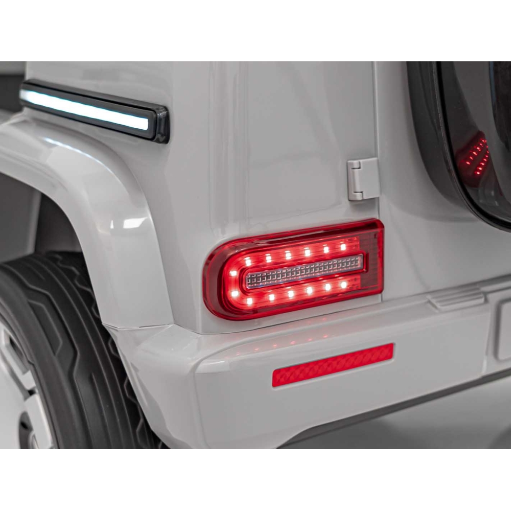 Elektromobilis Mercedes-Benz EQG, Silver-Elektromobiliai vaikams, Visureigiai-e-vaikas