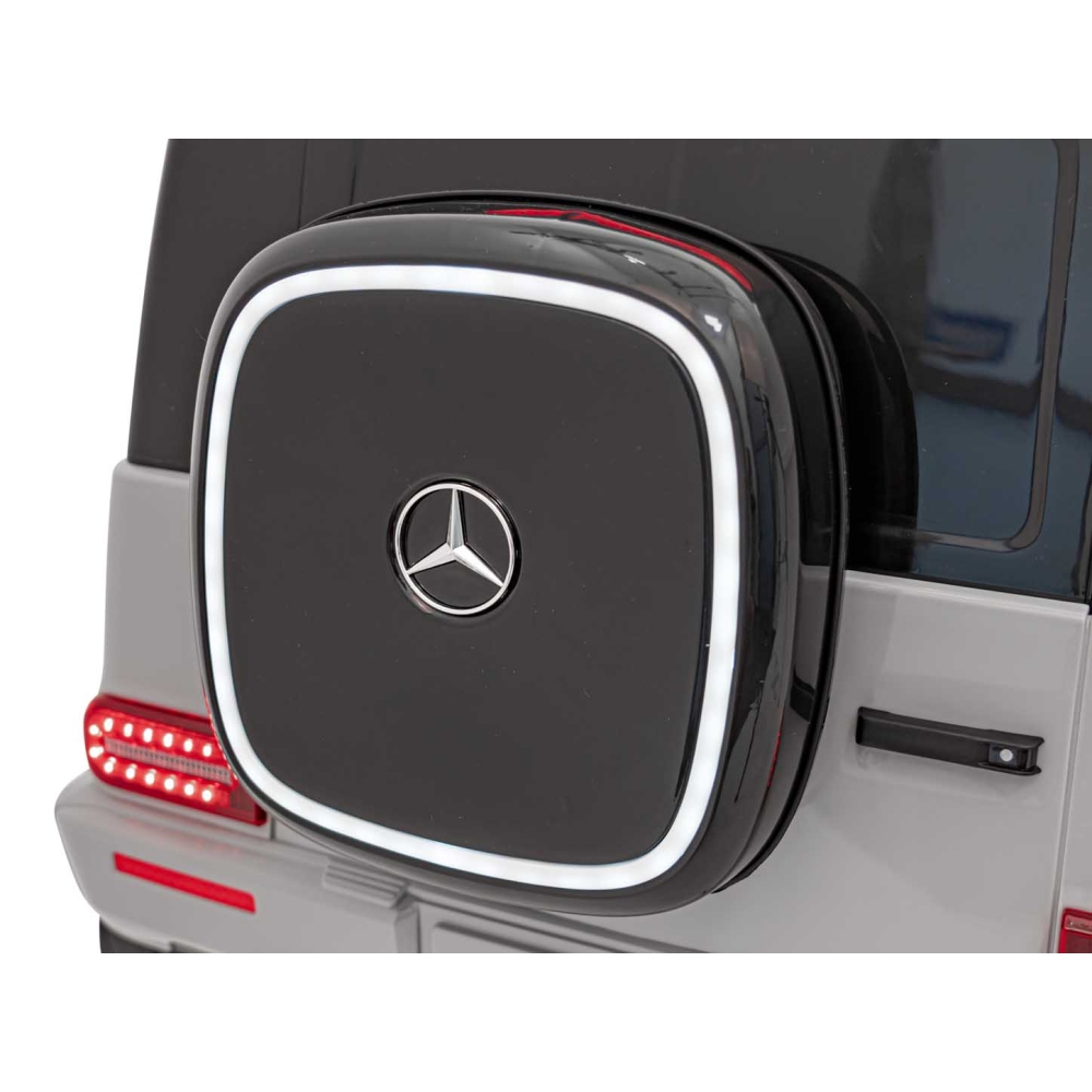 Elektromobilis Mercedes-Benz EQG, Silver-Elektromobiliai vaikams, Visureigiai-e-vaikas