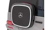 „Mercedes-Benz EQG“ automobilis, sidabrinės spalvos-Elektromobiliai vaikams, Visureigiai-e-vaikas