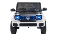 „Mercedes-Benz EQG“ automobilis, baltos spalvos-Elektromobiliai vaikams, Visureigiai-e-vaikas