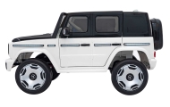 „Mercedes-Benz EQG“ automobilis, baltos spalvos-Elektromobiliai vaikams, Visureigiai-e-vaikas