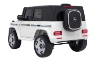„Mercedes-Benz EQG“ automobilis, baltos spalvos-Elektromobiliai vaikams, Visureigiai-e-vaikas