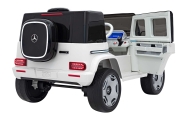 „Mercedes-Benz EQG“ automobilis, baltos spalvos-Elektromobiliai vaikams, Visureigiai-e-vaikas