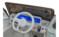„Mercedes-Benz EQG“ automobilis, baltos spalvos-Elektromobiliai vaikams, Visureigiai-e-vaikas