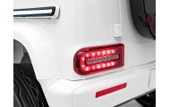 „Mercedes-Benz EQG“ automobilis, baltos spalvos-Elektromobiliai vaikams, Visureigiai-e-vaikas