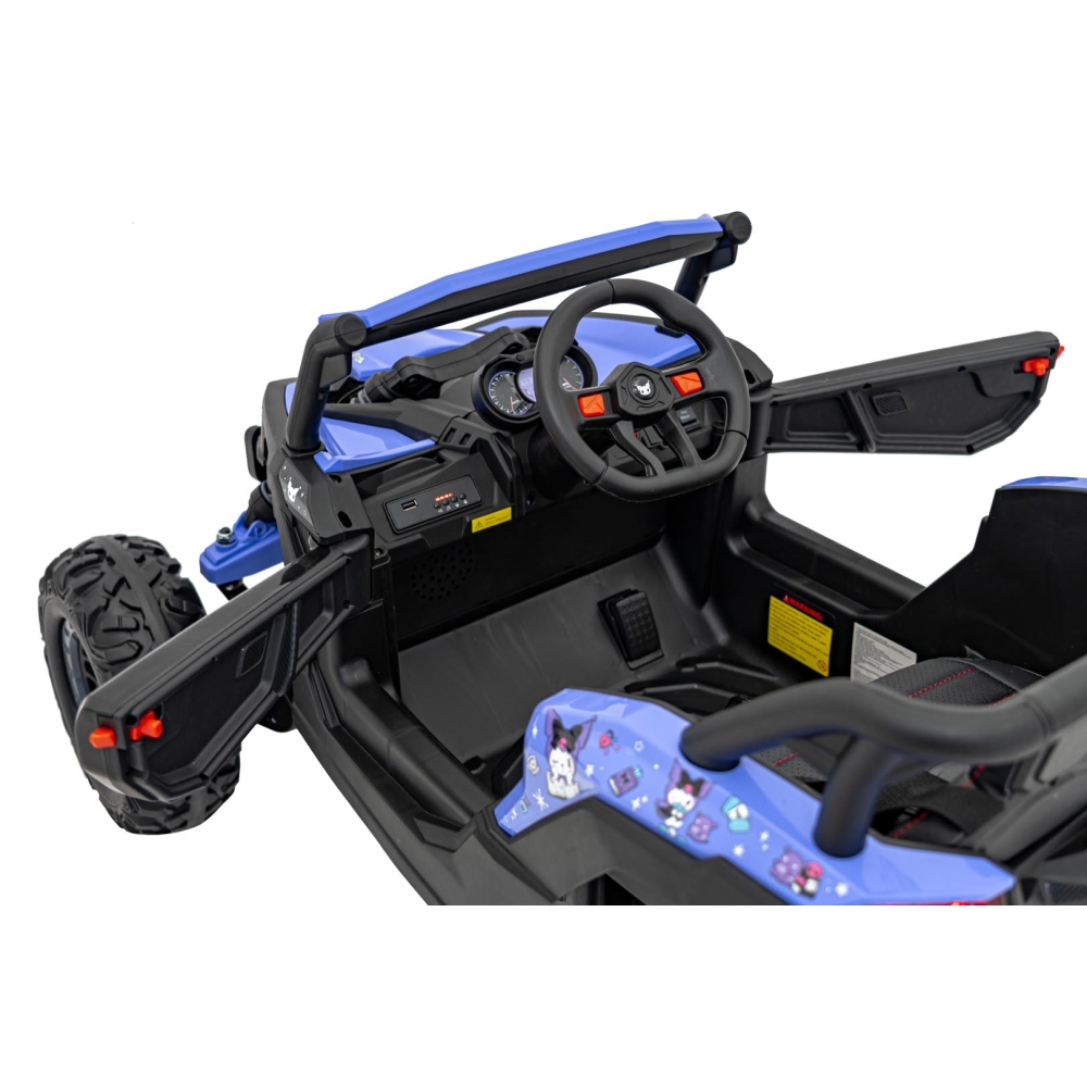 Elektrinis Buggy ATV Defend 4x4, Purple-Elektromobiliai vaikams, Keturračiai ir bagiai-e-vaikas