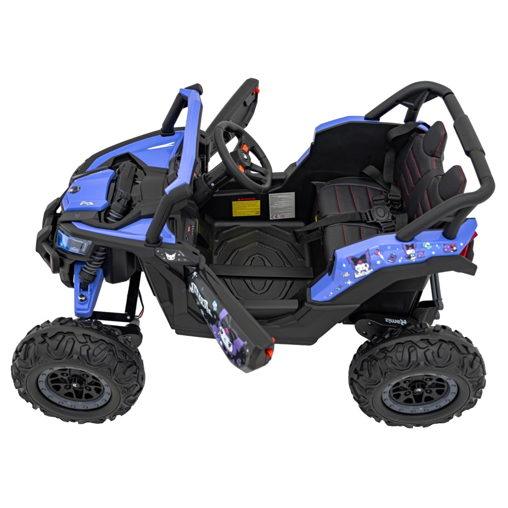 Elektrinis Buggy ATV Defend 4x4, Purple-Elektromobiliai vaikams, Keturračiai ir bagiai-e-vaikas