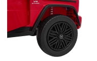 Automobilis „Mercedes-Benz G63 AMG XXL“, raudonos spalvos-Elektromobiliai vaikams, Visureigiai-e-vaikas