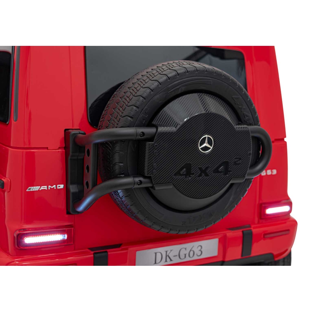 Elektromobilis Mercedes-Benz G63 AMG XXL, Red-Elektromobiliai vaikams, Visureigiai-e-vaikas