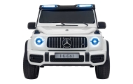 Automobilis „Mercedes-Benz G63 AMG XXL“, baltos spalvos-Elektromobiliai vaikams, Visureigiai-e-vaikas