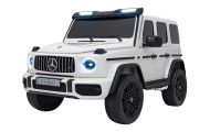 Automobilis „Mercedes-Benz G63 AMG XXL“, baltos spalvos-Elektromobiliai vaikams, Visureigiai-e-vaikas