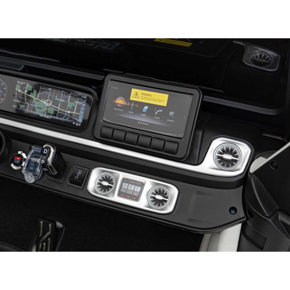 Elektromobilis Mercedes-Benz G63 AMG XXL, White-Elektromobiliai vaikams, Visureigiai-e-vaikas