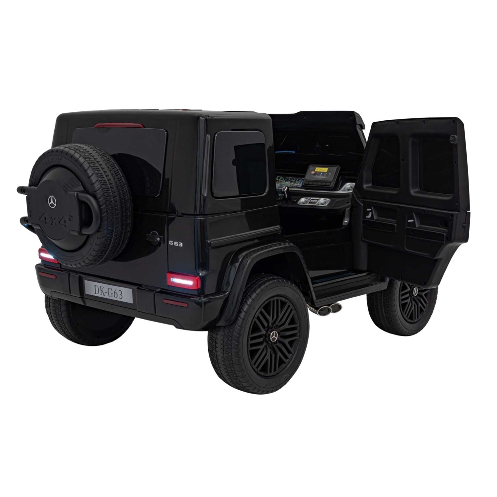 Elektromobilis Mercedes-Benz G63 AMG XXL, Black-Elektromobiliai vaikams, Visureigiai-e-vaikas