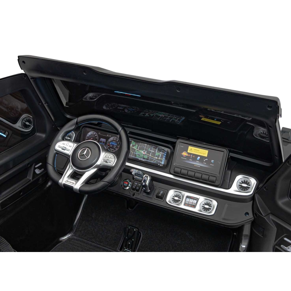 Elektromobilis Mercedes-Benz G63 AMG XXL, Black-Elektromobiliai vaikams, Visureigiai-e-vaikas