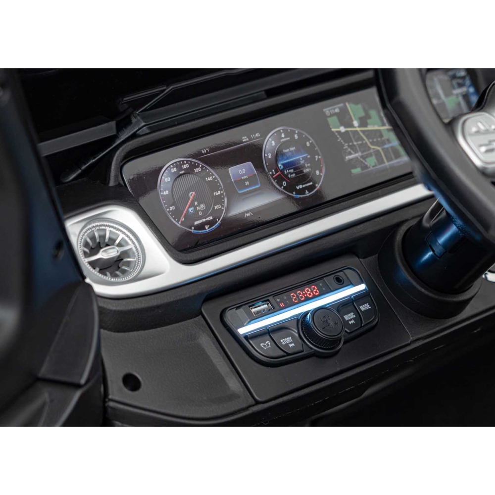Elektromobilis Mercedes-Benz G63 AMG XXL, Black-Elektromobiliai vaikams, Visureigiai-e-vaikas