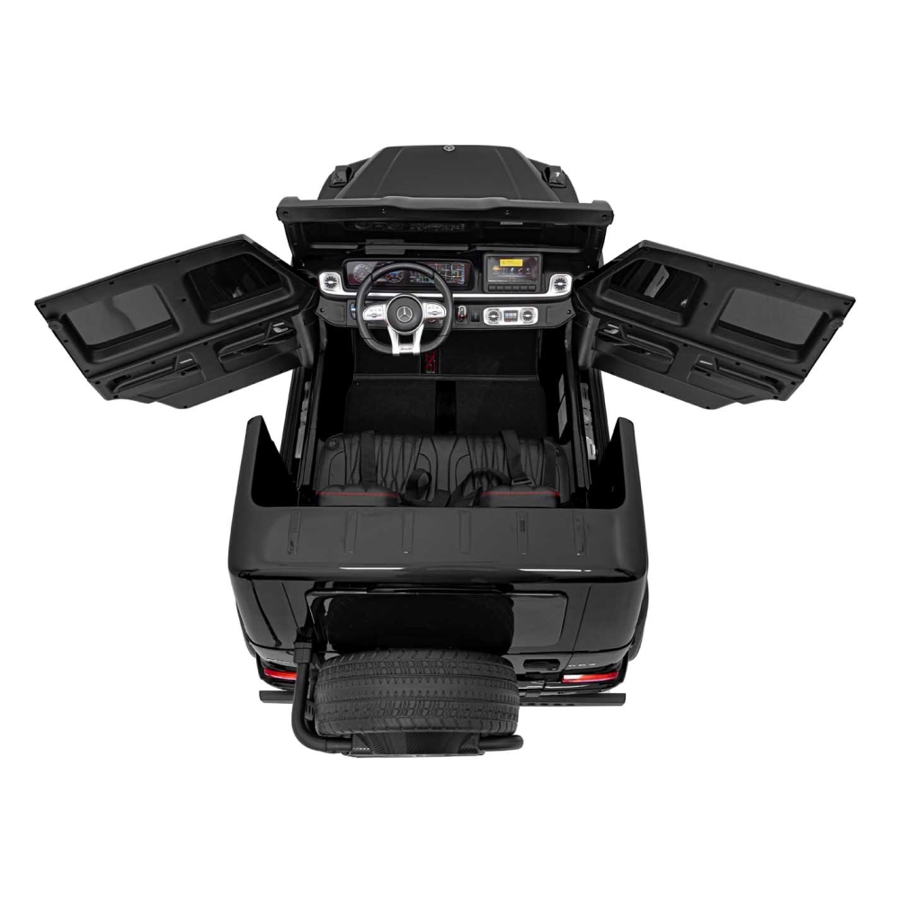 Elektromobilis Mercedes-Benz G63 AMG XXL, Black-Elektromobiliai vaikams, Visureigiai-e-vaikas