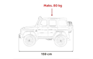 Pojazd Mercedes Benz G63 AMG XXL Czarny