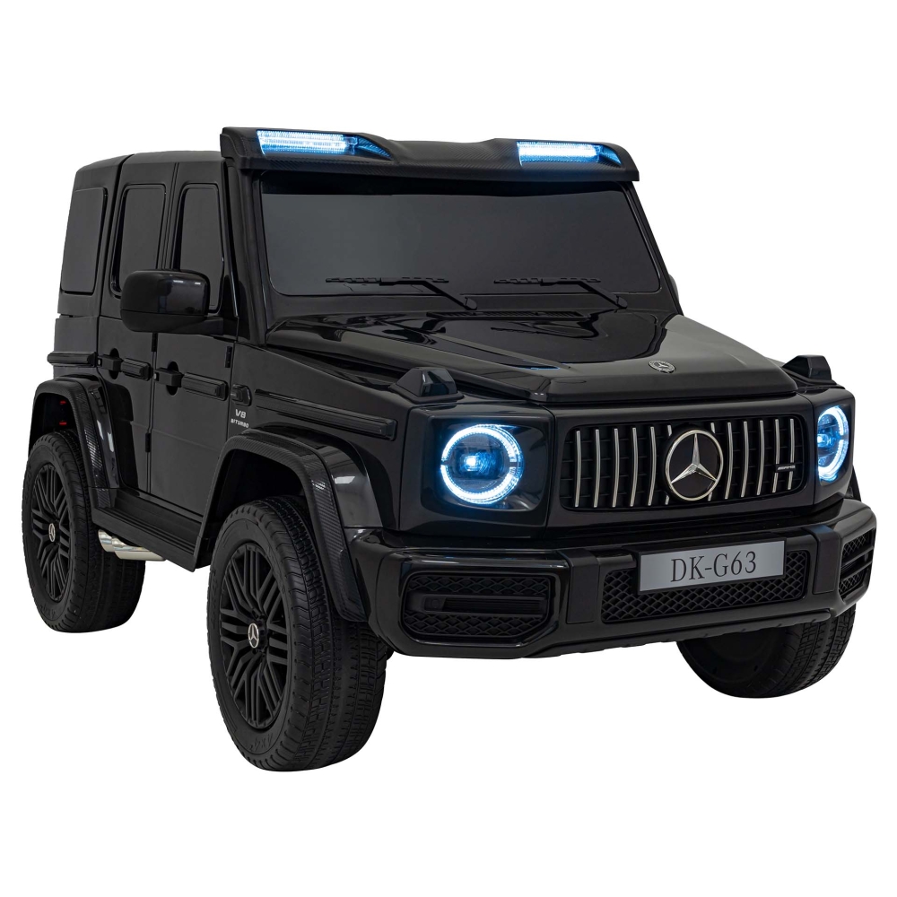 Elektromobilis Mercedes-Benz G63 AMG XXL, Black-Elektromobiliai vaikams, Visureigiai-e-vaikas