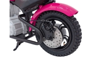 Elektrinis motociklas SPEED Power, Pink-Elektromobiliai vaikams, Motociklai-e-vaikas