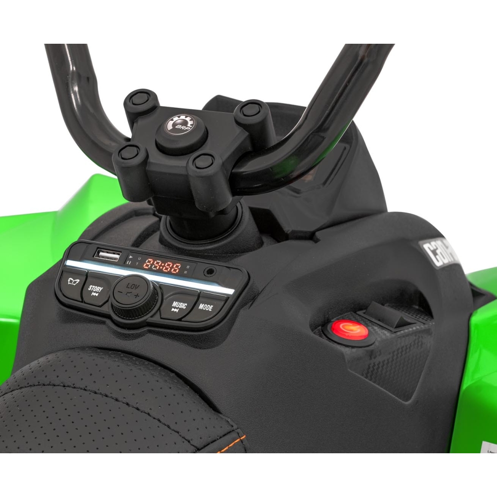Elektrinis keturratis Maverick ATV, Green-Elektromobiliai vaikams, Keturračiai ir bagiai-e-vaikas