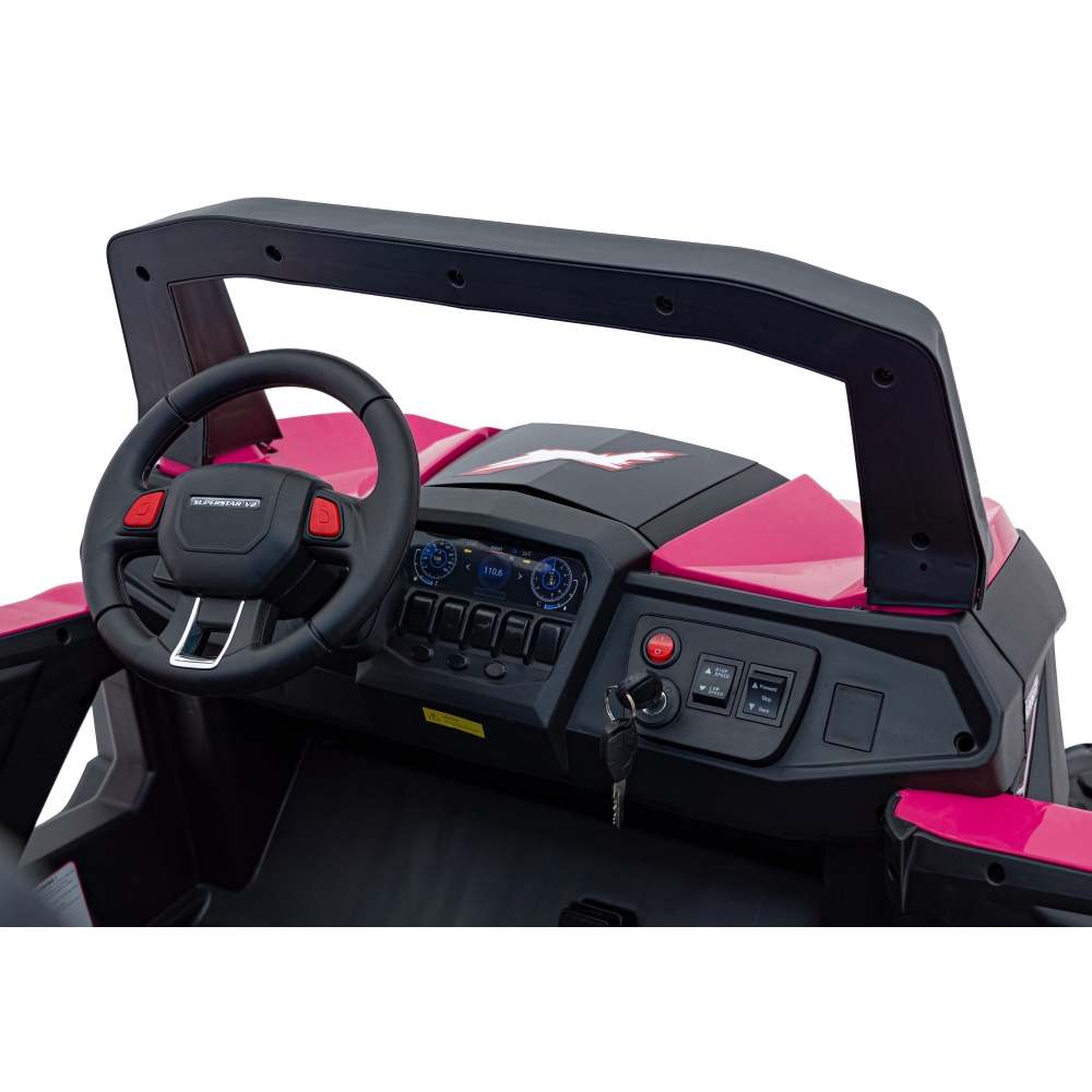 Elektrinis Buggy UTV-MX 2000N, Pink-Elektromobiliai vaikams, Keturračiai ir bagiai-e-vaikas