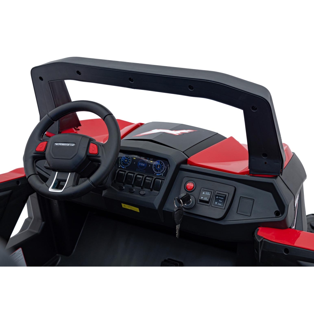 Elektrinis Buggy UTV-MX 2000N, Red-Elektromobiliai vaikams, Keturračiai ir bagiai-e-vaikas