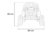 Pojazd Buggy UTV-MX 2000N Czerwony