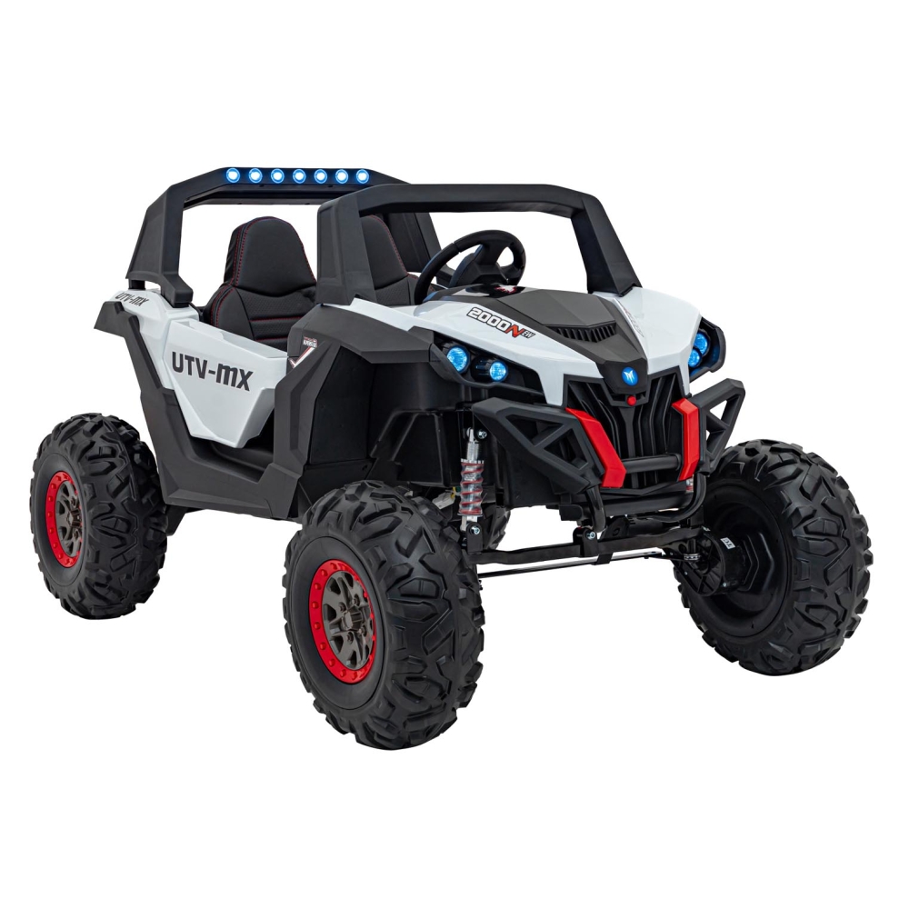 Elektrinis Buggy UTV-MX 2000N, White-Elektromobiliai vaikams, Keturračiai ir bagiai-e-vaikas
