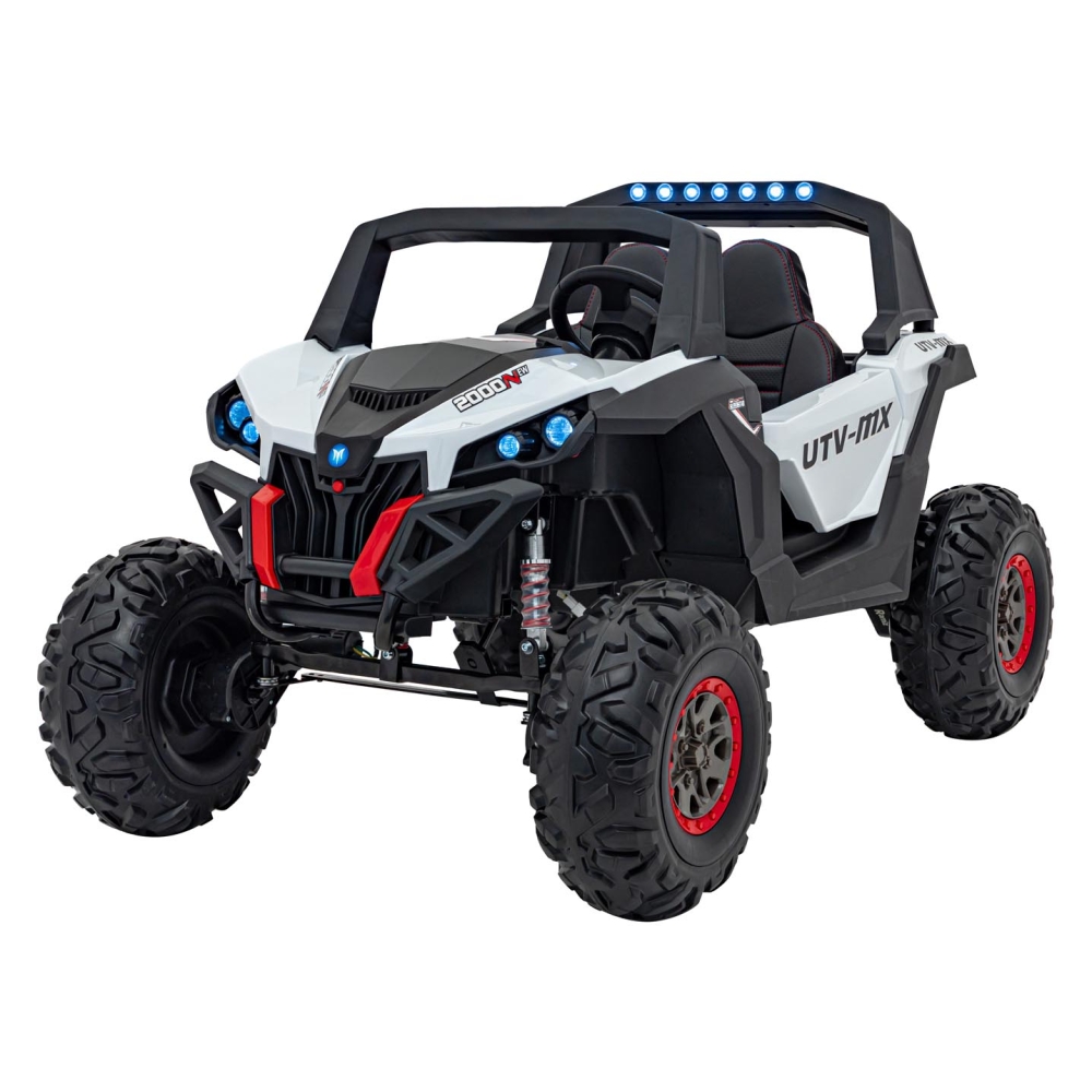Elektrinis Buggy UTV-MX 2000N, White-Elektromobiliai vaikams, Keturračiai ir bagiai-e-vaikas