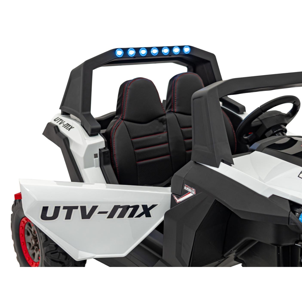 Elektrinis Buggy UTV-MX 2000N, White-Elektromobiliai vaikams, Keturračiai ir bagiai-e-vaikas