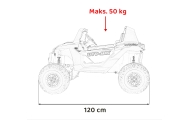 Elektrinis Buggy UTV-MX 2000N, White-Elektromobiliai vaikams, Keturračiai ir bagiai-e-vaikas